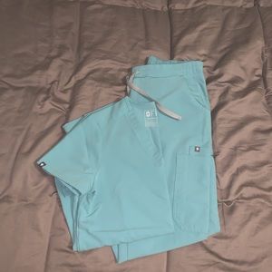 FIGS scrub set in Sea Glass XS / XSP